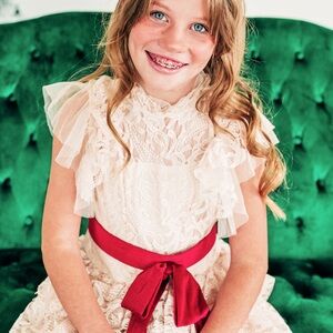 Joyfolie Anouk Petticoat Cream Lace Dress Size 10